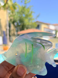 Iridescent Fish Hair Claw Clip – Statement Summer Hair Accessory