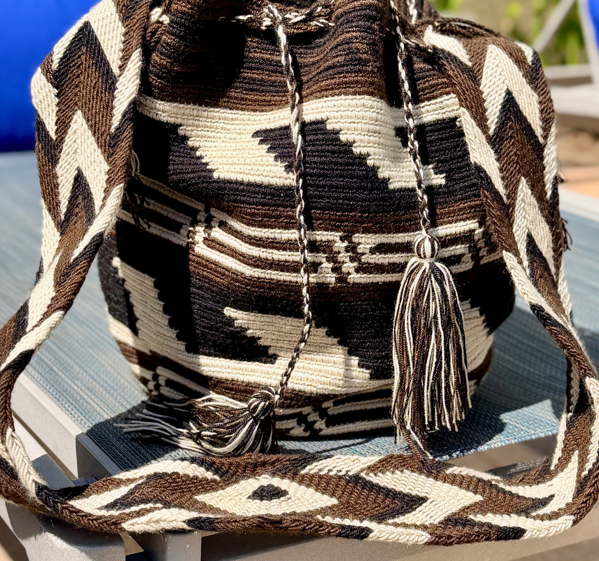 Handmade Wayuu Bag – Artisan Woven Crossbody | Colombian Handcrafted Bag