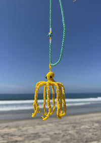 Handmade Beaded Octopus Necklace – Artisan Statement Jewelry