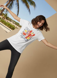 Graphic Lobster Tee – Casual Summer T-Shirt | Fun Statement Top