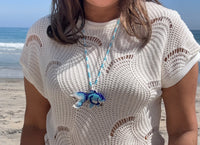Handmade Beaded Fish Necklace