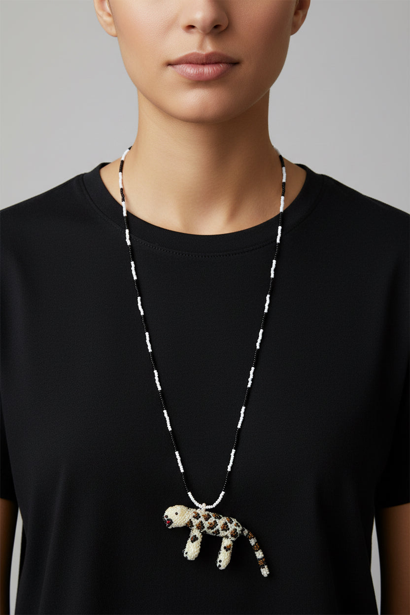 Jaguar Beaded Neckless