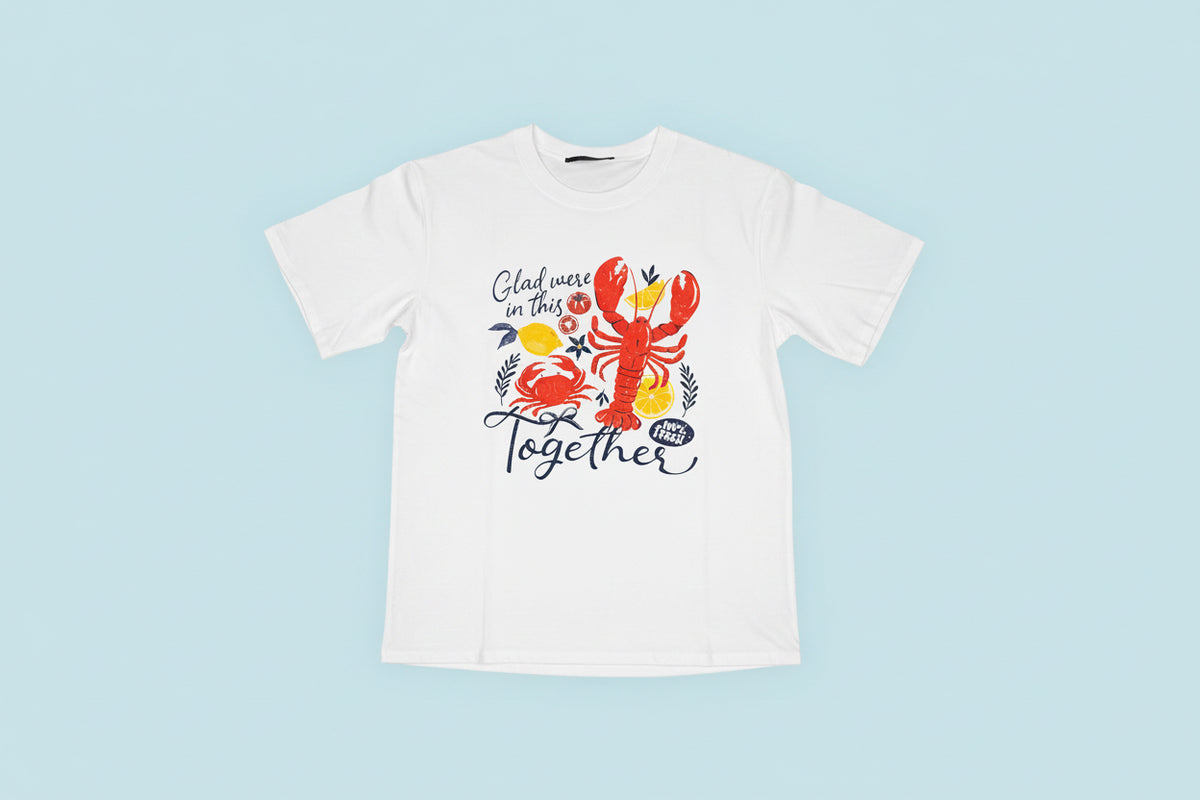 Graphic Lobster Tee – Casual Summer T-Shirt | Fun Statement Top