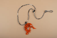 Handmade Beaded Shrimp Necklace – Artisan Ocean Inspired Jewelry